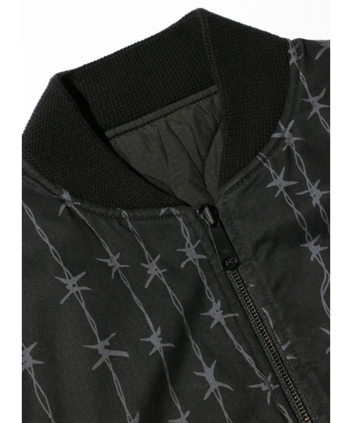 made in standard (メイドインスタンダード)の「【MADE IN STANDARD】PRINTED MA-1 VEST REVERSIBLE/リバーシブル【WEB限定】(ブルゾン・メンズ・ブラック/グレー・L/M)」の12枚目の写真