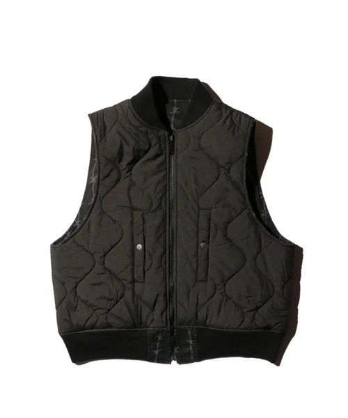 made in standard (メイドインスタンダード)の「【MADE IN STANDARD】PRINTED MA-1 VEST REVERSIBLE/リバーシブル【WEB限定】(ブルゾン・メンズ・ブラック/グレー・L/M)」の13枚目の写真