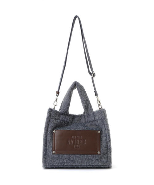 AVIREX(アヴィレックス)の「《直営店限定》SHAGGY BAG(トートバッグ・レディース・マスタード/ブラック・F)」の22枚目の写真