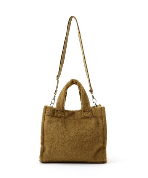 AVIREX(アヴィレックス)の「《直営店限定》SHAGGY BAG(トートバッグ・レディース・マスタード/ブラック・F)」の10枚目の写真