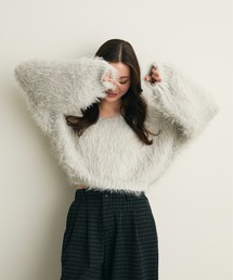 Lunea（ルネア）の「ボリュームシャギーニット（ニット/セーター）」