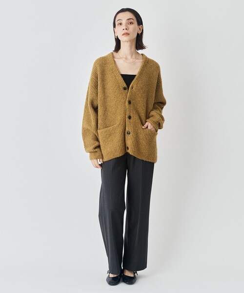 UNFILO(アンフィーロ)の「【ウエストゴム/14サイズ展開】beauty warm pants ワイド(その他パンツ・レディース・ブラック系1/ネイビー系1/ライトグレー系/ホワイト系/グレー系/ライトグリーン系/ブラック系・X-LARGE/XXXL/XX-LARGE)」の5枚目の写真