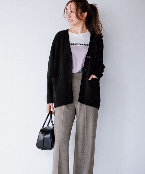UNFILO(アンフィーロ)の「【ウエストゴム/14サイズ展開】beauty warm pants ワイド(その他パンツ・レディース・ブラック系1/ネイビー系1/ライトグレー系/ホワイト系/グレー系/ライトグリーン系/ブラック系・X-LARGE/XXXL/XX-LARGE)」の14枚目の写真