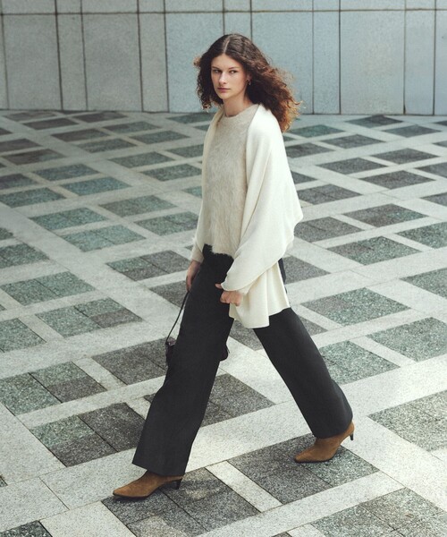 UNFILO(アンフィーロ)の「【ウエストゴム/14サイズ展開】beauty warm pants ワイド(その他パンツ・レディース・ブラック系1/ネイビー系1/ライトグレー系/ホワイト系/グレー系/ライトグリーン系/ブラック系・X-LARGE/XXXL/XX-LARGE)」の20枚目の写真