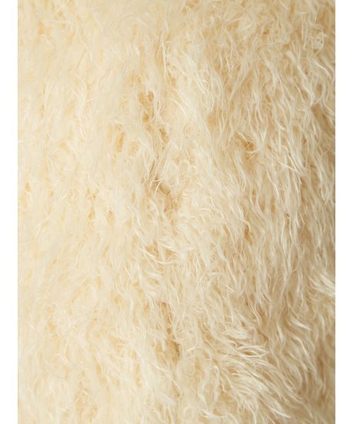 FRAY I.D（フレイアイディー）の「ECOPELショートファーコート（ブルゾン・レディース・チャコールグレー/オフホワイト/イエロー・1/0）」の20枚目の写真