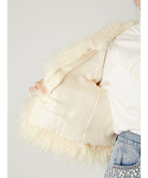 ECOPELショートファーコート（ブルゾン）｜FRAY I.D（フレイアイディー