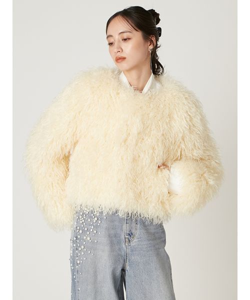 ECOPELショートファーコート（ブルゾン）｜FRAY I.D（フレイアイディー