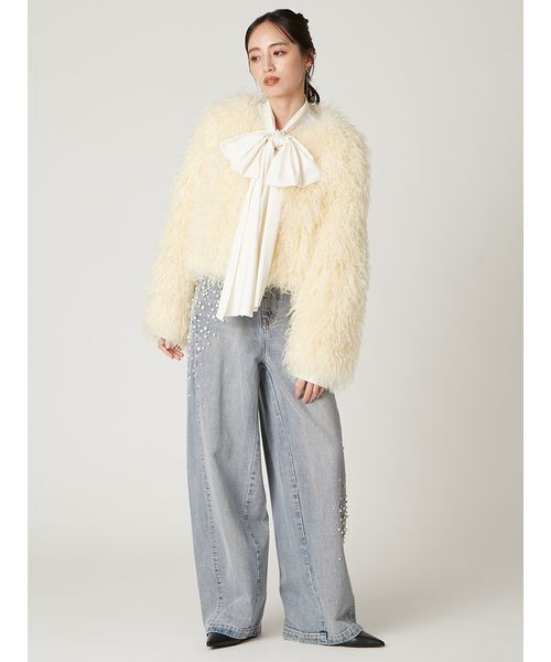 ECOPELショートファーコート（ブルゾン）｜FRAY I.D（フレイアイディー