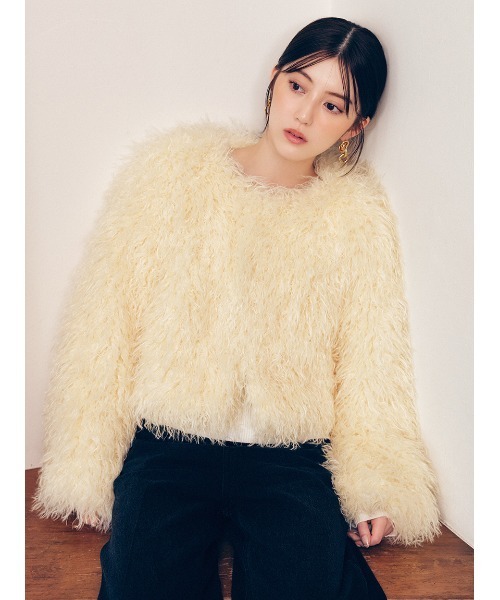 ECOPELショートファーコート（ブルゾン）｜FRAY I.D（フレイアイディー