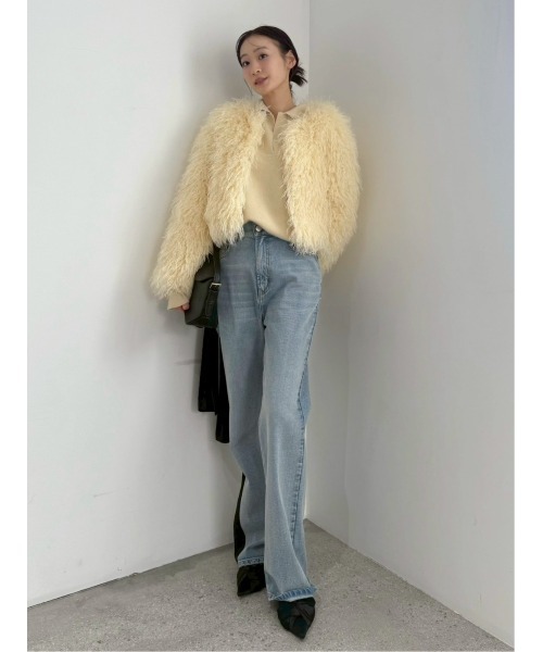 ECOPELショートファーコート（ブルゾン）｜FRAY I.D（フレイアイディー