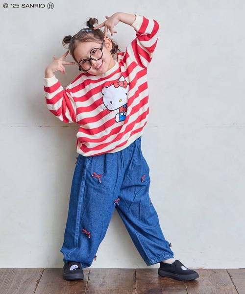 sanrio(산리오)의 「【HELLO KITTY/헬로 키티】별주 프린트 트레이너(스웨트)」｜레드계 그 외