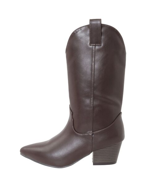 Green　Parks（グリーンパークス）の「ETS.ウエスタンブーツ（ブーツ・レディース・ブラウン・L/M/S）」の7枚目の写真