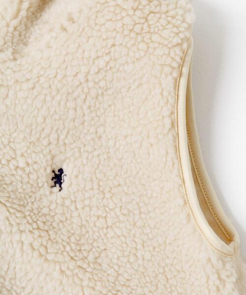 GYMPHLEX（ジムフレックス）の「GYMPHLEX　BOA HOODED VEST（ベスト・レディース・アイボリー/ベージュ/チャコールグレー/ベージュ系その他/ネイビー・14）」の13枚目の写真