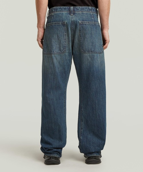 G-STAR(ジースター)の「BEND 3D LOOSE CHINO 2.0 JEANS/立体裁断ワイドルーズテーパードジーンズ(デニムパンツ・メンズ・インディゴブルー・36/32/28/30/33/30/34/30/29/30/30/30/31/30/32/30)」の2枚目の写真