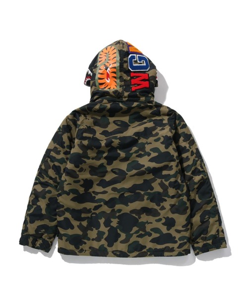 A BATHING APE(アベイシングエイプ)の「1ST CAMO SHARK SNOWBOARD JACKET(ミリタリージャケット・メンズ・イエロー/オレンジ/グリーン・X-LARGE/SMALL/XX-LARGE/LARGE/MEDIUM)」の7枚目の写真