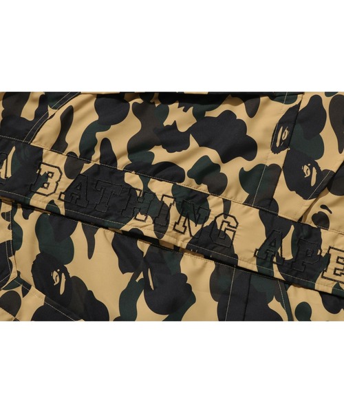 A BATHING APE(アベイシングエイプ)の「1ST CAMO SHARK SNOWBOARD JACKET(ミリタリージャケット・メンズ・イエロー/オレンジ/グリーン・X-LARGE/SMALL/XX-LARGE/LARGE/MEDIUM)」の20枚目の写真