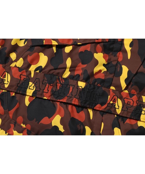 A BATHING APE(アベイシングエイプ)の「1ST CAMO SHARK SNOWBOARD JACKET(ミリタリージャケット・メンズ・イエロー/オレンジ/グリーン・X-LARGE/SMALL/XX-LARGE/LARGE/MEDIUM)」の21枚目の写真