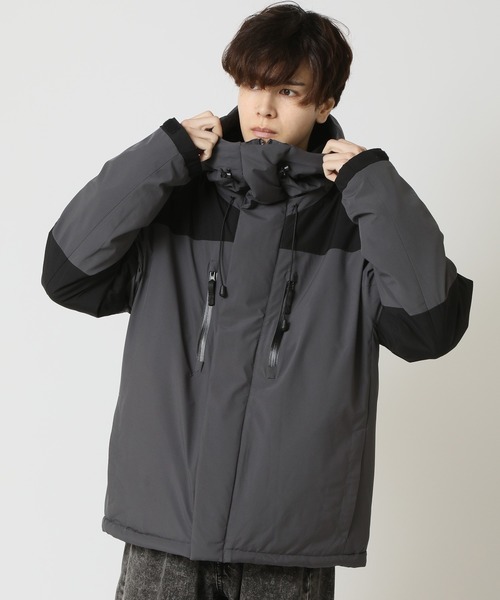 セール】耐水圧10,000mm 全天候対応 切り替えファイバーダウンフード