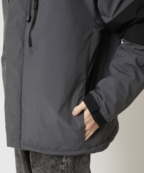 セール】耐水圧10,000mm 全天候対応 切り替えファイバーダウンフード