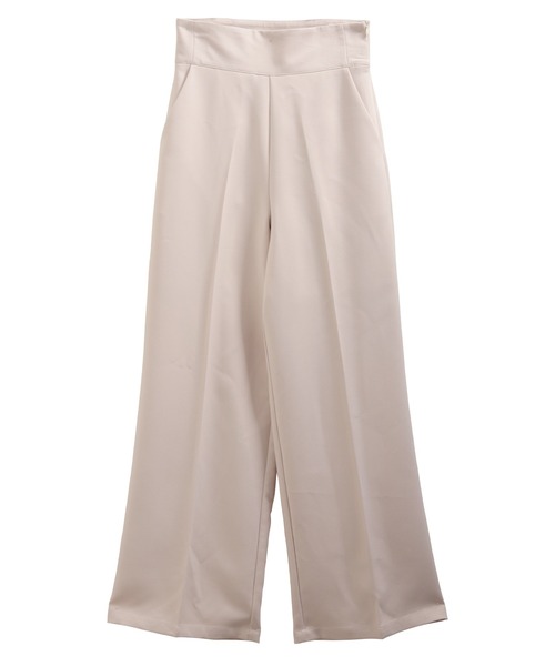 nouvellemoi（ヌーベルモイ）の「ハイウエストソフトワイドパンツ（その他パンツ・レディース・ベージュ系その他/チャコールグレー/ブラック/アイボリー・L/M/S）」の17枚目の写真