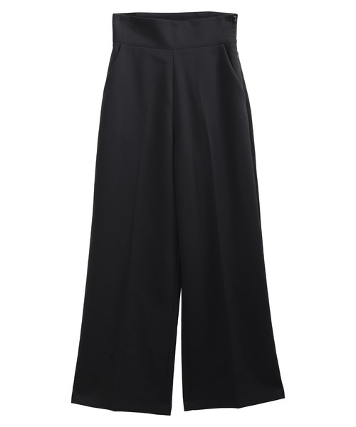 nouvellemoi（ヌーベルモイ）の「ハイウエストソフトワイドパンツ（その他パンツ・レディース・ベージュ系その他/チャコールグレー/ブラック/アイボリー・L/M/S）」の19枚目の写真