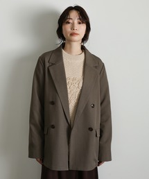 select MOCA Et(�Z���N�g���J�G�g)�́yEt�zDouble Button Tailored Jacket(�e�[���[�h�W���P�b�g)