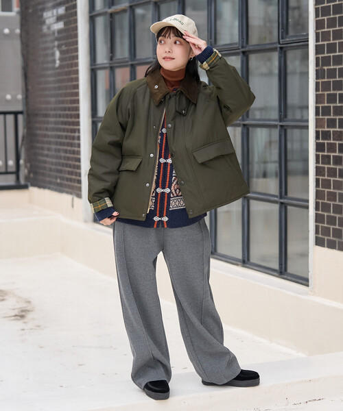 Barbour 別注 BORROWDALE INSULATION 中綿ブルゾン Barbour × FREAK'S STORE/バブアー 別注 BORROWDALE INSULATION