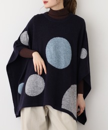 BARNDOOR（バーンドア）の「ドット ジャカード ポンチョ（ポンチョ）」