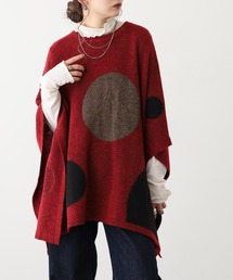 BARNDOOR（バーンドア）の「ドット ジャカード ポンチョ（ポンチョ）」