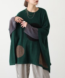 BARNDOOR（バーンドア）の「ドット ジャカード ポンチョ（ポンチョ）」