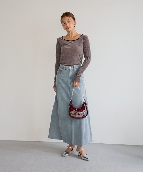 BAYFLOW（ベイフロー）の「マルチWAYチェーンバッグ（ハンドバッグ・レディース・シルバー/ブラック/ボルドー・FREE）」の12枚目の写真