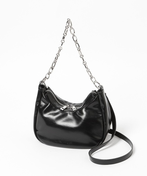 BAYFLOW（ベイフロー）の「マルチWAYチェーンバッグ（ハンドバッグ・レディース・シルバー/ブラック/ボルドー・FREE）」の14枚目の写真