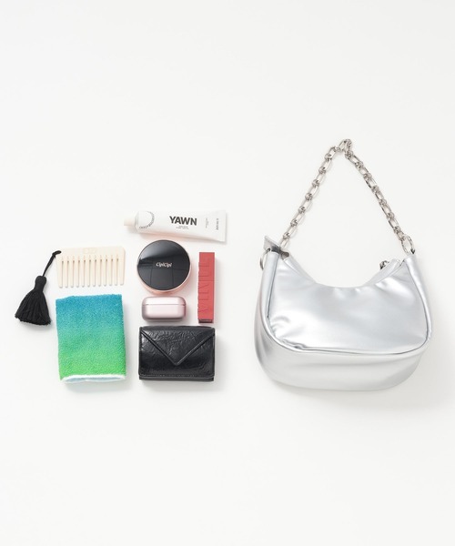 BAYFLOW（ベイフロー）の「マルチWAYチェーンバッグ（ハンドバッグ・レディース・シルバー/ブラック/ボルドー・FREE）」の16枚目の写真