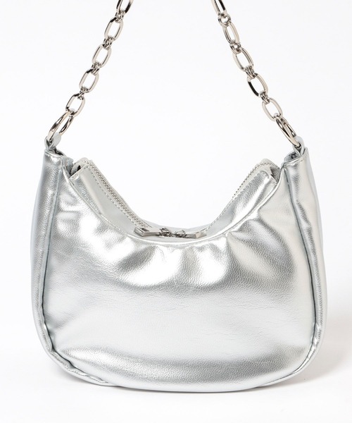 BAYFLOW（ベイフロー）の「マルチWAYチェーンバッグ（ハンドバッグ・レディース・シルバー/ブラック/ボルドー・FREE）」の22枚目の写真