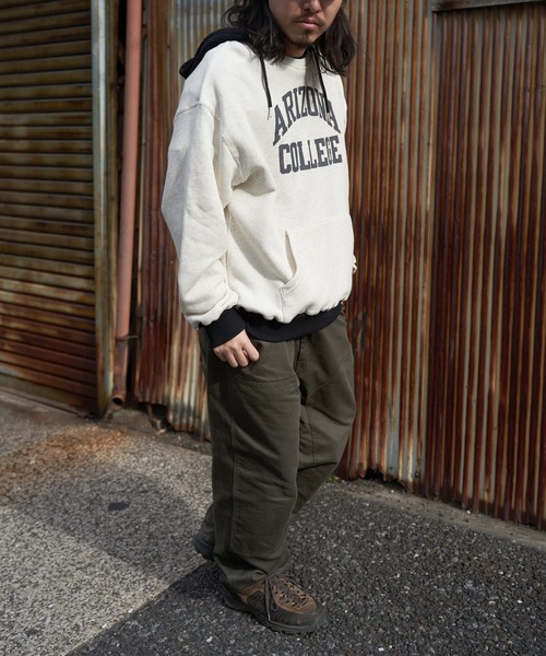 NO NEED(ノーニード)の「トンプキンプルオーバー(スウェット・メンズ・ライトグレー/ブラック/サックスブルー/アイボリー・M/L/LL)」の7枚目の写真
