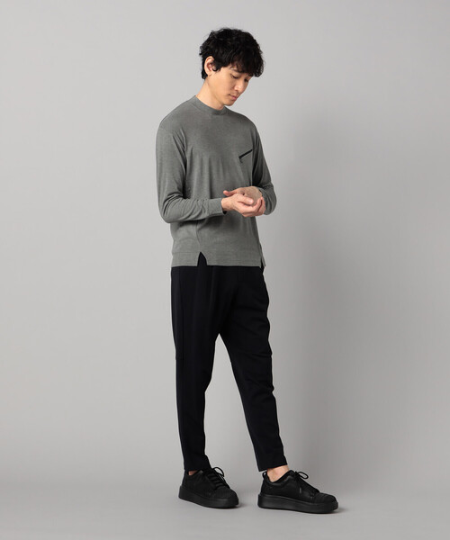 β MEN(ベータメン)の「【裏起毛】【メリルハイテンション】テーパードイージーパンツ(その他パンツ・メンズ・カーキ/ブラック・L/M/S)」の4枚目の写真