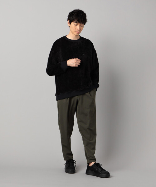 β MEN(ベータメン)の「【裏起毛】【メリルハイテンション】テーパードイージーパンツ(その他パンツ・メンズ・カーキ/ブラック・L/M/S)」の12枚目の写真
