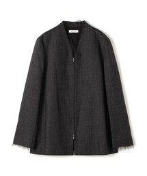 [未使用級]トゥモローランドコレクションxコロンボ　ノーカラージャケット　日本製 TOMORROWLAND｜トゥモローランドのノーカラージャケット通販