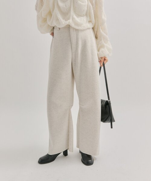 mystic（ミスティック）の「【WEB限定/年間総売上1位！】裏起毛カーブスウェットパンツ（その他パンツ・レディース・ブラウン/ライトグレー/チャコールグレー・0/1/2）」の4枚目の写真