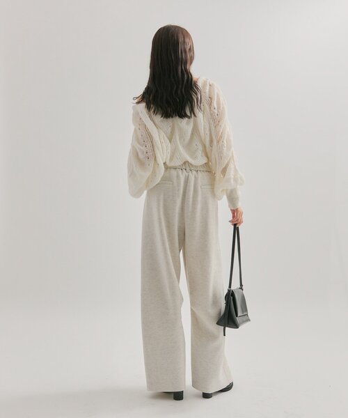 mystic（ミスティック）の「【WEB限定/年間総売上1位！】裏起毛カーブスウェットパンツ（その他パンツ・レディース・ブラウン/ライトグレー/チャコールグレー・0/1/2）」の8枚目の写真