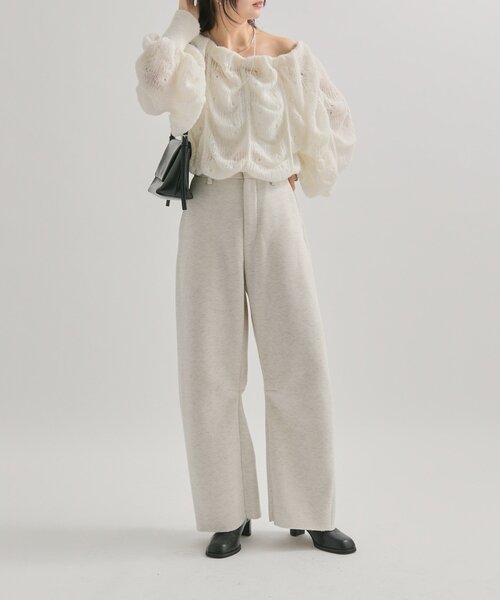 mystic（ミスティック）の「【WEB限定/年間総売上1位！】裏起毛カーブスウェットパンツ（その他パンツ・レディース・ブラウン/ライトグレー/チャコールグレー・0/1/2）」の11枚目の写真