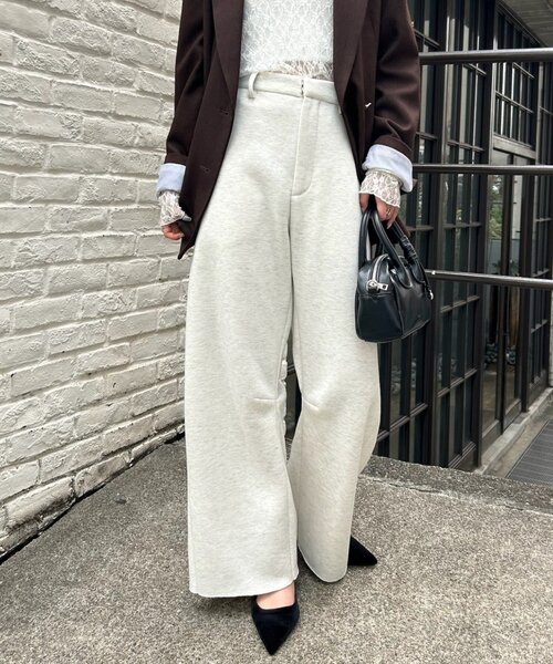 セール】【WEB限定/年間総売上1位！】裏起毛カーブスウェットパンツ