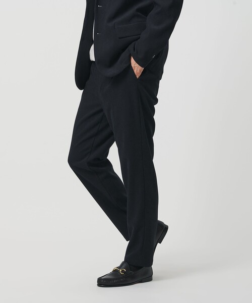 ブラッシュド ツイル ワンプリーツ テーパード パンツ NO.5