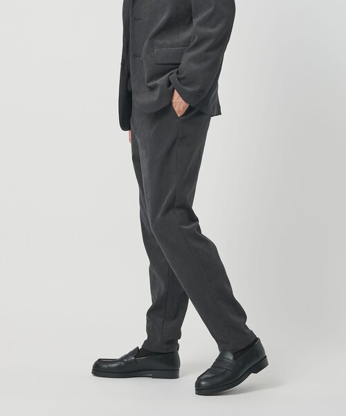BEAUTY&YOUTH UNITED ARROWS（ビューティーアンドユースユナイテッドアローズ）の「ブラッシュド ツイル ワンプリーツ テーパード パンツ NO.5（スラックス・メンズ・ネイビー/ダークグレー・M/L/XL/S）」の22枚目の写真