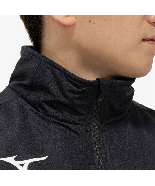 MIZUNO(ミズノ )の「ミズノ MCライン ブレスサーモ中綿ウォーマージャケット(ジャージ・メンズ・ブラック/ネイビー・M/L/LL/3L)」の9枚目の写真