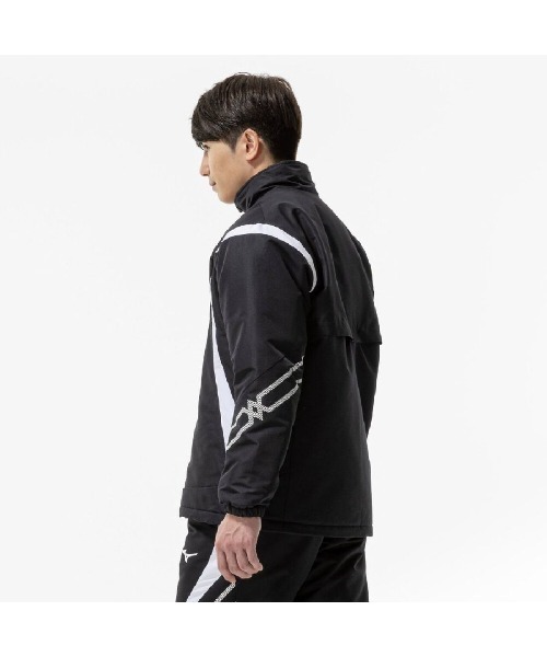 MIZUNO(ミズノ )の「ミズノ MCライン ブレスサーモ中綿ウォーマージャケット(ジャージ・メンズ・ブラック/ネイビー・M/L/LL/3L)」の6枚目の写真