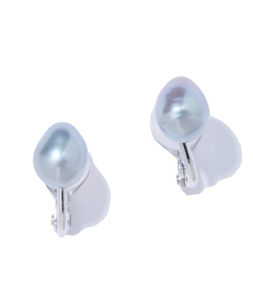 【les bonbon】organic pearl earring GY/オーガニック パール イヤリング