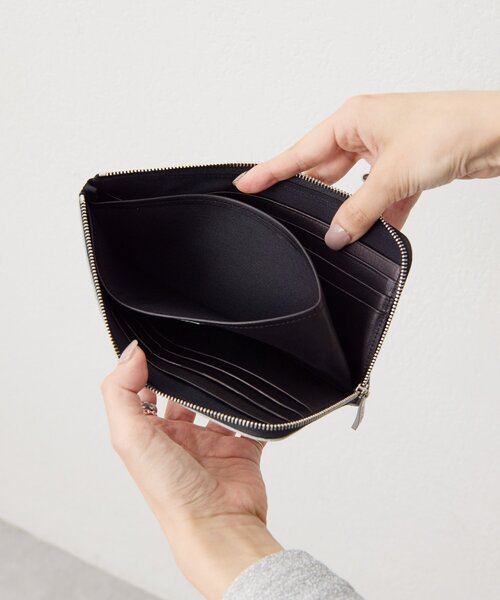 新品 イアパピヨネ kawa-kawa ドット柄 L字長財布 mizutama kawa-kawa