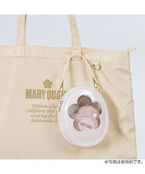 ゴールドロゴプリント舟型 トート（トートバッグ）｜MARY QUANT