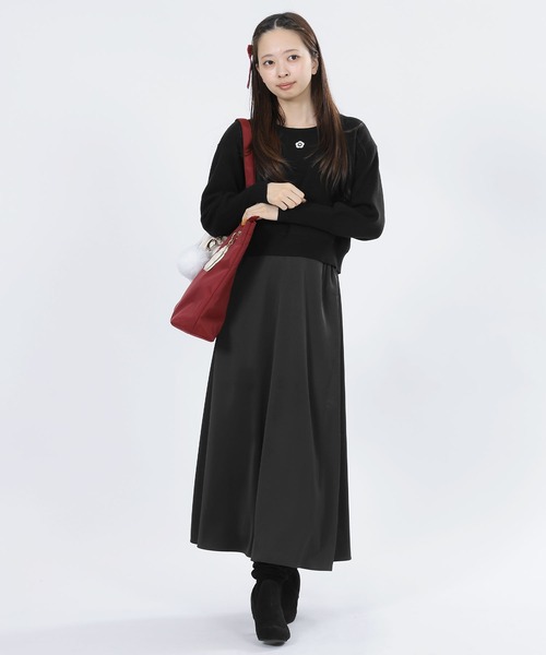 MARY QUANT(マリークワント)の「ゴールドロゴプリント舟型 トート(トートバッグ・レディース・ボルドー/ブラック/アイボリー・FREE)」の15枚目の写真